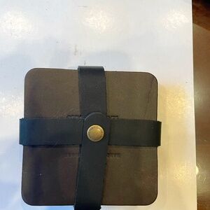 Portland Leather Coasters x6
